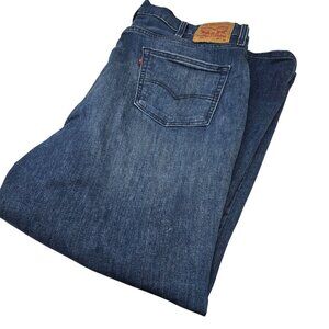 Levi's 541 Blue Jeans Size 42X32 Men's Straight Leg‎ Stretch Denim